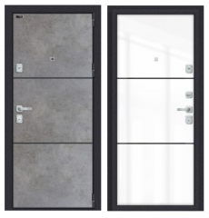 Дверь входная металлическая Porta M П50.П50 Dark Concrete/Angel